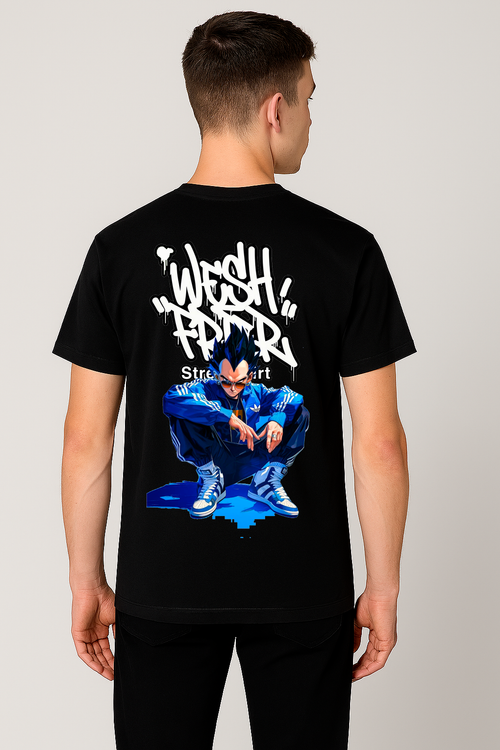 T-shirt Wesh FRRR Streetshirt - Vegeta